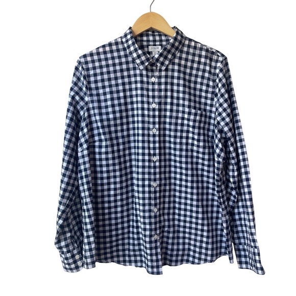 J.Crew Tops - J. Crew Mens Plaid Gingham Button Down Shirt 2X Old Money Preppy Modern Chic